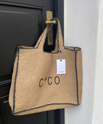 Co'couture - CocoCC Straw Beach Bag