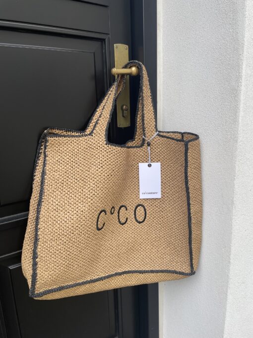 Co'couture - CocoCC Straw Beach Bag