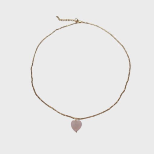 Stine A - Amour Necklace Rose Quartz