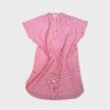 Frau – Seoul Kjole Hot Coral Stripe