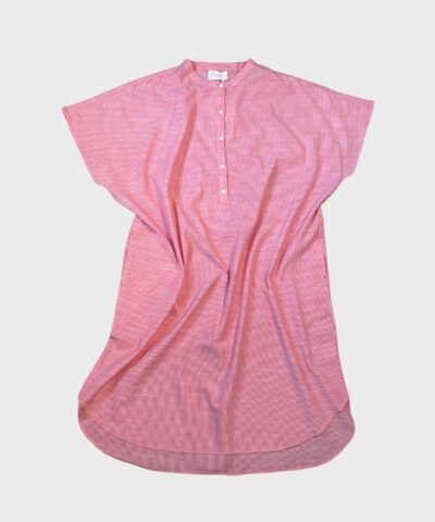 Frau – Seoul Kjole Hot Coral Stripe