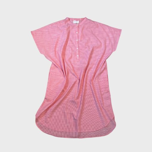 Frau – Seoul Kjole Hot Coral Stripe