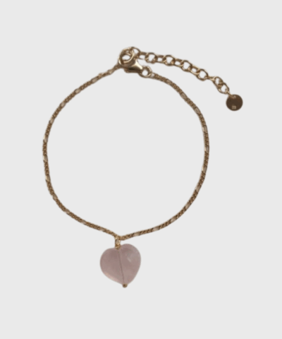 Stine A - Amour Bracelet Rosa Quartz