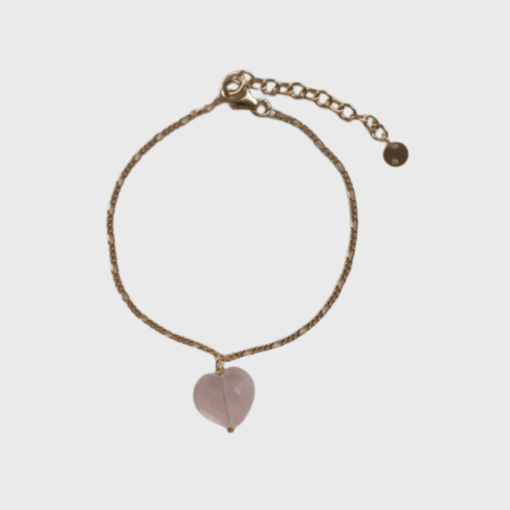 Stine A - Amour Bracelet Rosa Quartz