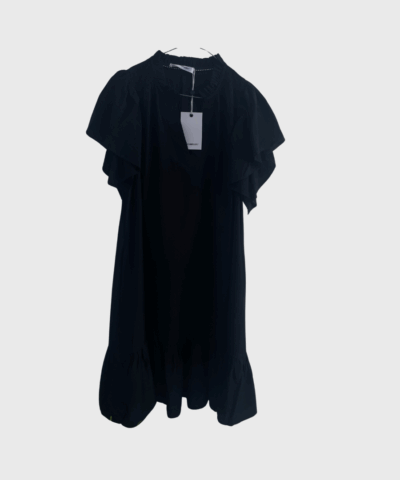 Co'Couture - HeraCC Crop Frill Dress, Sort