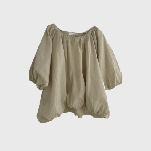Rabens Saloner - Rachelle Voile Cloud Blouse, Champagne