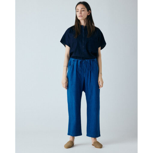 Frau - Colombo Denim Top, Dark Denim - Image 2