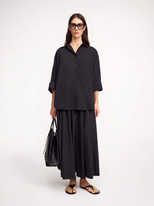 By Malene Birger – Derris Shirt, Black - Image 2