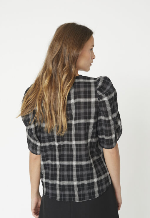 Co'Couture - SallyCC Check Blouse - Image 3