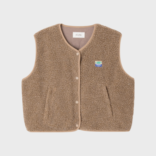 American Vintage – Hoktown Vest, Melange Nutmeg