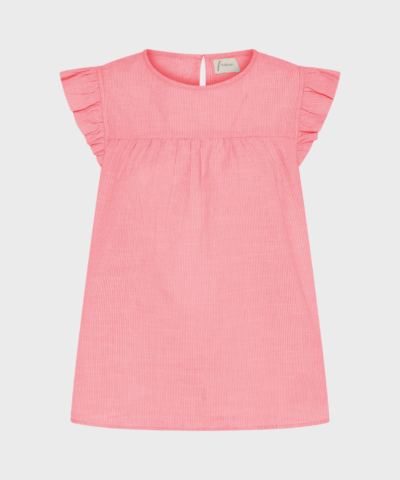 Frau - Stockholm Top Hot Coral Stripe