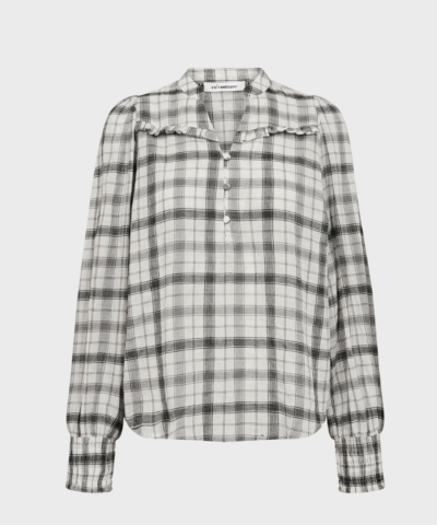 Co'Couture - Sally Check V-Blouse