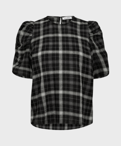 Co'Couture - SallyCC Check Blouse