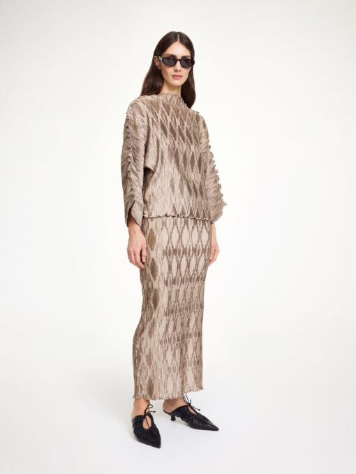 By Malene Birger – Elisas maxinederdel, Cobblestone - Image 4