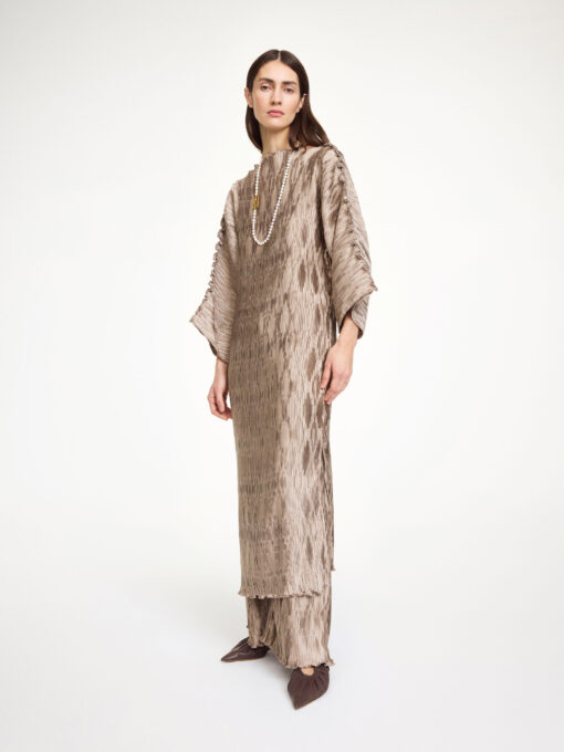 By Malene Birger – Tralaido maxikjole, Cobblestone - Image 4