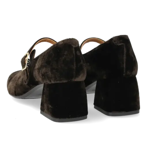 Angulus – Mary Jane, Brun Velour - Billede 3