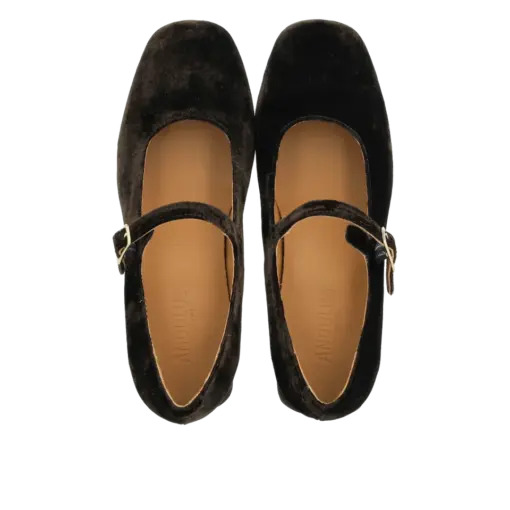 Angulus – Mary Jane, Brun Velour - Billede 5