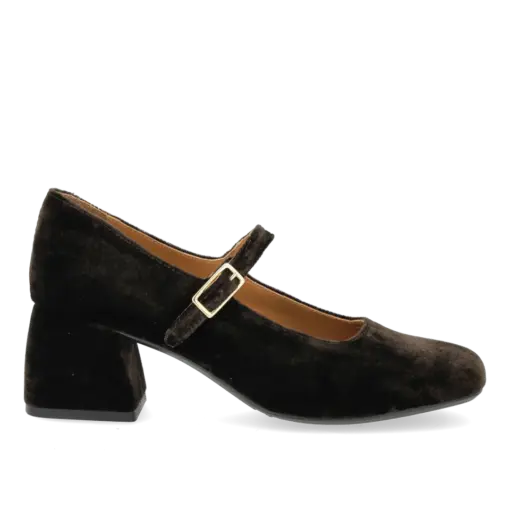 Angulus – Mary Jane, Brun Velour - Billede 8