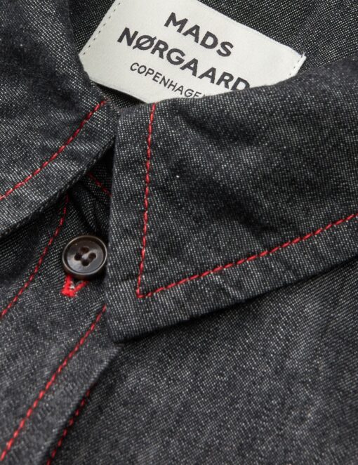 Mads Nørgaard - Air Denim Crissy Dress, Black - Image 4