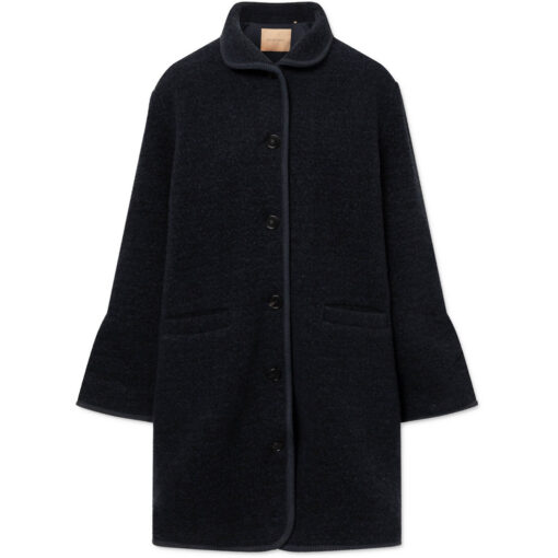 Rue de Tokyo - Cedar Teddy Jacket, Dark Navy - Image 5