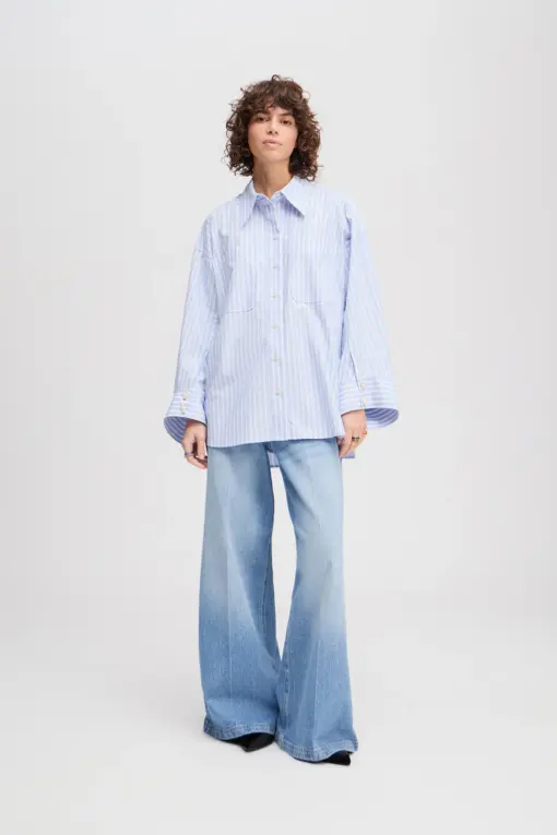 Munthe - Lynne Skjorte, Light Blue - Image 2