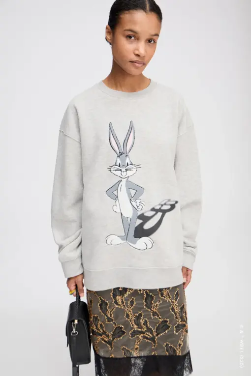 Munthe - Lami Sweatshirt, Light Grey - Image 2