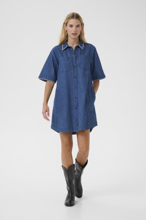 Part Two - Sardia Dress, Blue - Image 2
