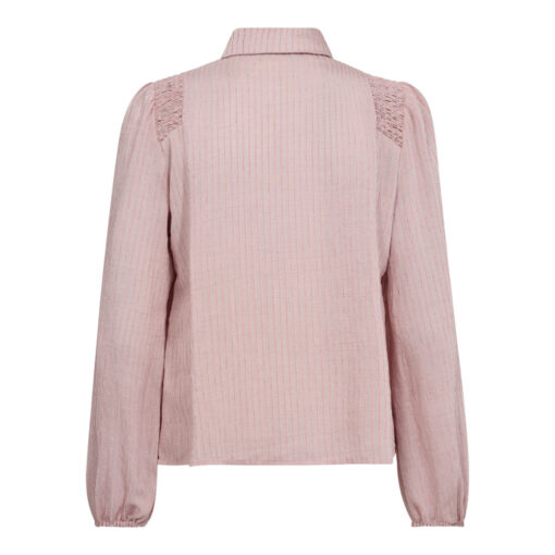 Co'Couture - ViolaCC Smock Shirt, Pale Pink - Image 3