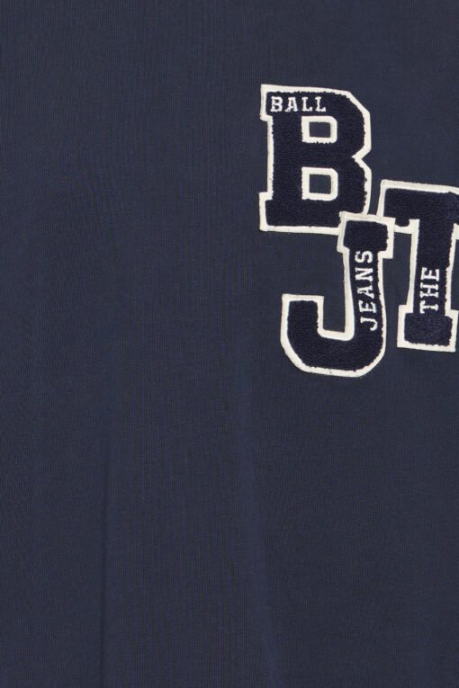 Ball - Baalesandro Letter Patch Sweat, Navy - Image 8