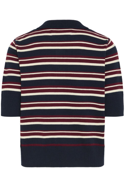 Ball - Bamariette Knit SL Polo, Navy - Image 8