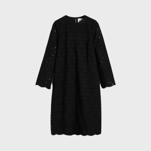 Aiayu - Novia dress embroidery, Black