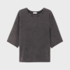 American Vintage Afoma T-shirt i Vintage Darkness – over‑size tee i økologisk bomuld med rund hals