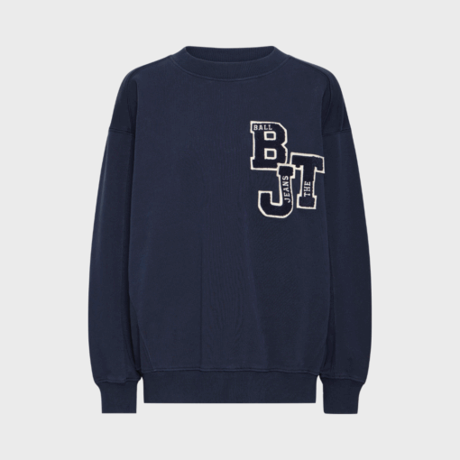 Ball - Baalesandro Letter Patch Sweat, Navy