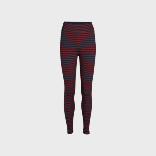 Basic Apparel – Ludmilla Tights, Bordeaux/Sky captain