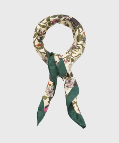 Becksøndergaard - Autumn Blackberry Sia Scarf, Birch White