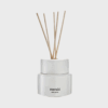 Meraki White Garden duftpind diffuser – 100 ml i hvid flakon med træpinde og minimalistisk design
