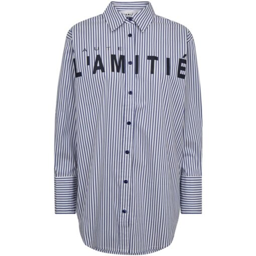 Haute L’Amitié - Stripe Chest Logo Shirt - Image 2