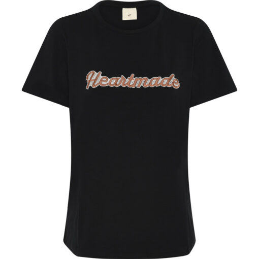 Heartmade – Efia logo T-shirt, Black - Image 8