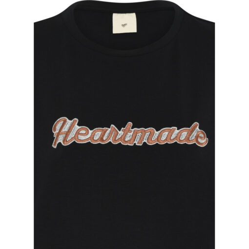 Heartmade – Efia logo T-shirt, Black - Image 6