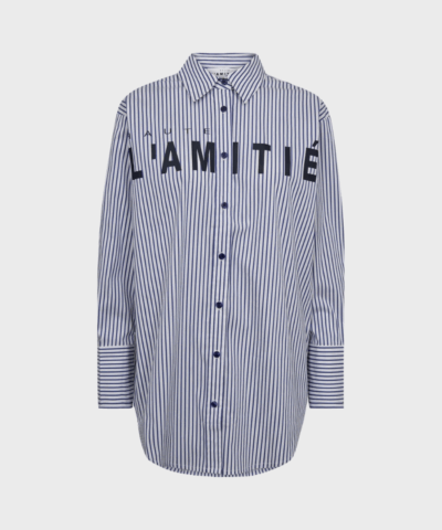 Haute L’Amitié - Stripe Chest Logo Shirt