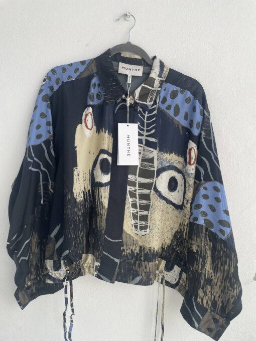 Munthe - Loasta Skjorte, Black Print - Image 2