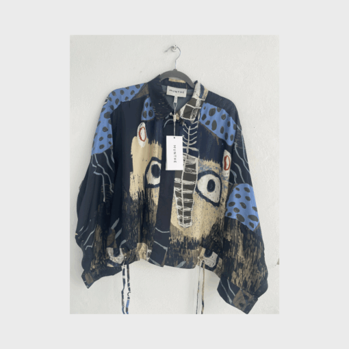 Munthe - Loasta Skjorte, Black Print