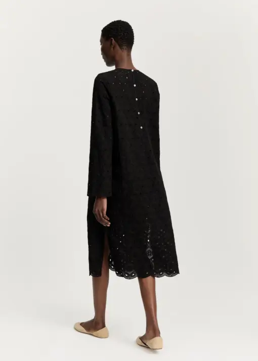 Aiayu - Novia dress embroidery, Black - Image 3