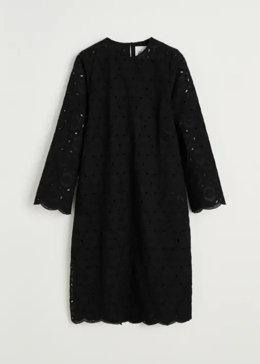 Aiayu - Novia dress embroidery, Black - Image 7