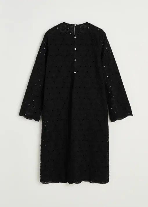 Aiayu - Novia dress embroidery, Black - Image 6