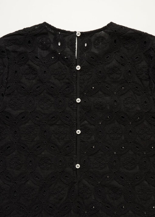 Aiayu - Novia dress embroidery, Black - Image 5