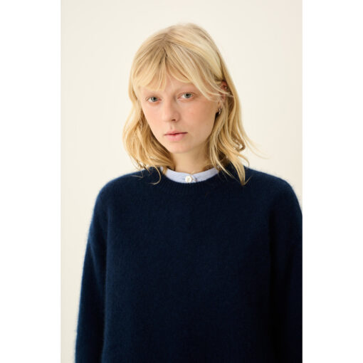 Rue de Tokyo - Kath Knit Sweater, Eclipse Navy - Image 6