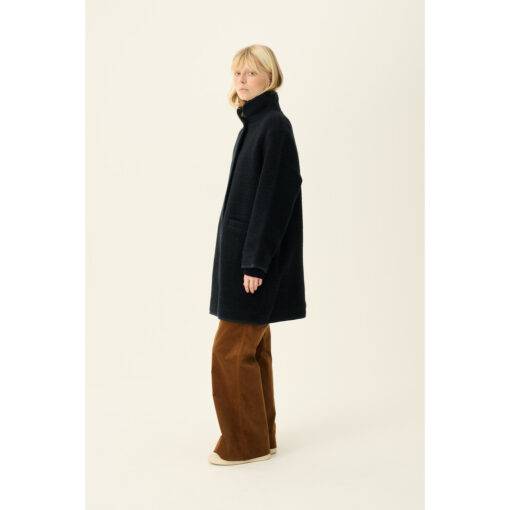 Rue de Tokyo - Cedar Teddy Jacket, Dark Navy - Image 7