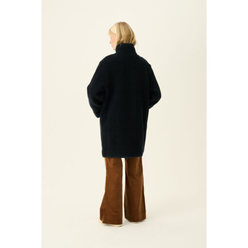 Rue de Tokyo - Cedar Teddy Jacket, Dark Navy - Image 6