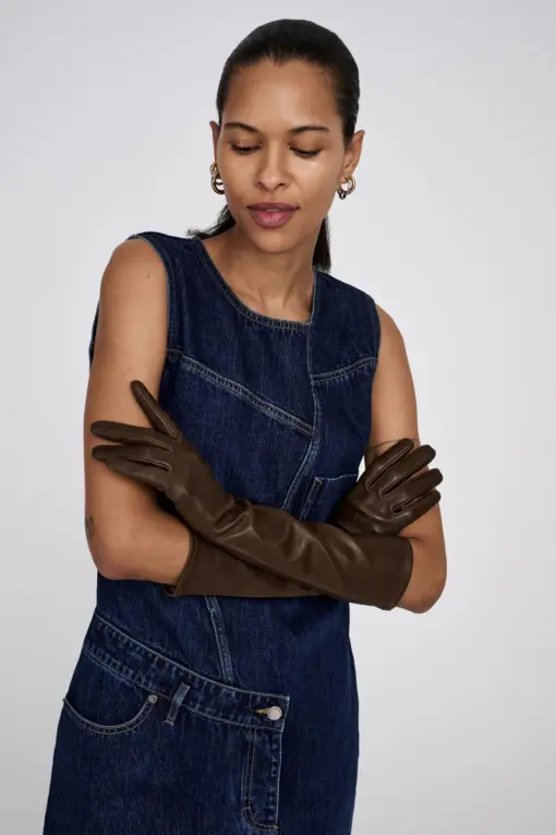 Rabens Saloner - Inette Patchwork Denim dress, Indigo - Image 3